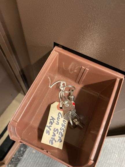 Steel Gun Safe with Shelves, Side Compartments; Hold 6 Guns
