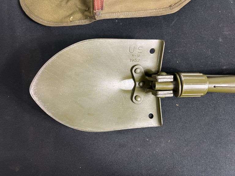 US H-W M1951 Entrenching Tool w/Canvas Carrier