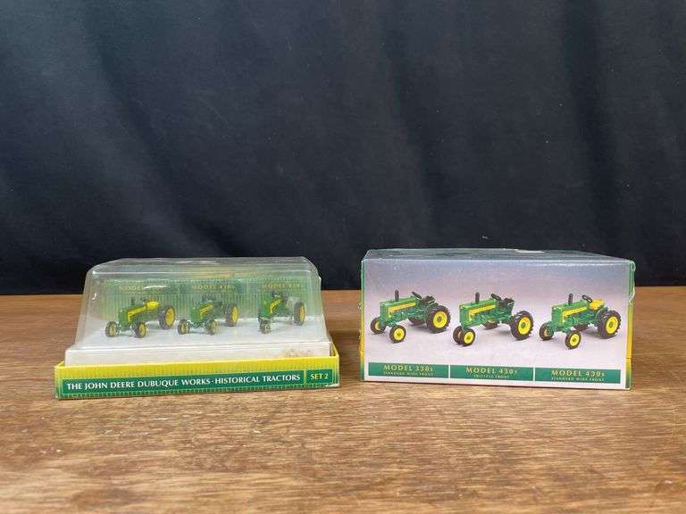 (2) 1/64 John Deere Dubuque Works Sets NIB Ertl image