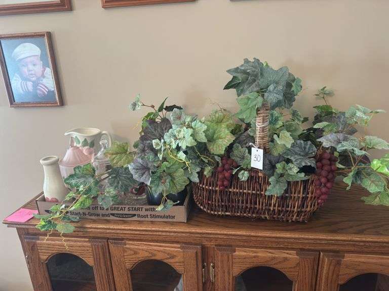 Glass Decor and Faux Plants image