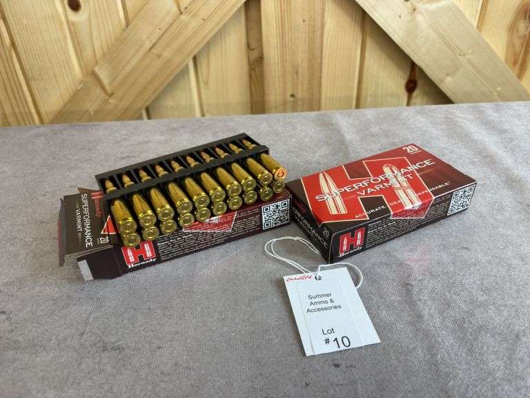 2 Boxes Hornady Superformance Varmint 53 Gr. V-Max .223