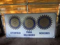 (2) Local Rotary International Signs