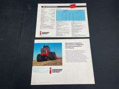 (2) IH 786 + 4wd Tractor Sales Literature