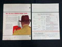 (2) IH Farmall 460 + 560 Tractor Sales Literature