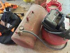 Central Pneumatic Air Compressor and Tank