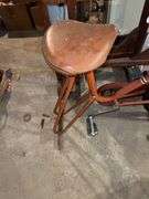 Vintage Exercise Bike & Quilting Table Legs (??)