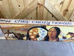 Rare! US Repeating Arms/Winchester  Model 94 Chief Crazy Horse Commemorative .38-55 Lever Action Rifle