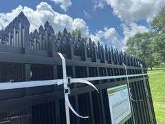 Powder Coated Steel Site Fence 8 X 6 Ft
