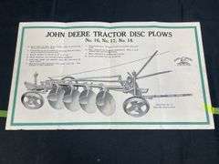1922 John Deere Tractor Disc Plows Sales Literature