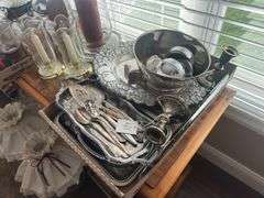 Assorted Antique Silverware