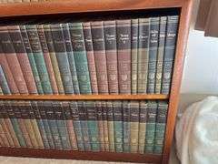 Side table, Bookshelf and contents - 35” W Book Shelf