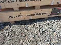 20 X 12ft Livestock Metal Shed