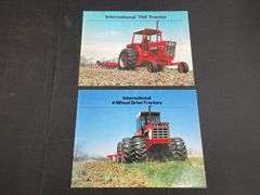 (2) IH 786 + 4wd Tractor Sales Literature