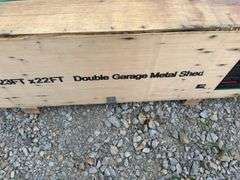 23 X 22FT Double Garage Metal Shed