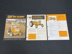 (3) IH Cub Tractor Sales Literature