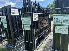 Metal Farm Driveway Gate  7 X 20 Ft 2 Pieces