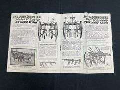 (3) John Deere Implement Sales Literature