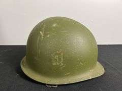 US Military Helmet w/Shell Liner & Chinstrap