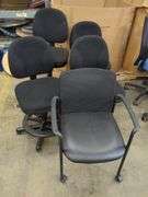 (5) Office Chairs - Black