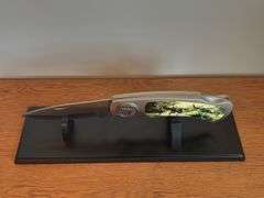 Giant Vietnam War Pocket Knife on Stand