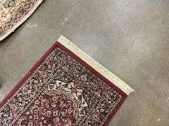 3 Decorative Rugs White, Tan, & Red