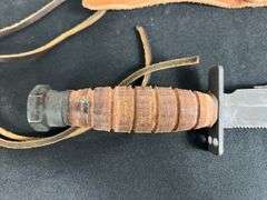 Ontario Knife Co. Jet Pilots Knife w/Scabbard and Stone