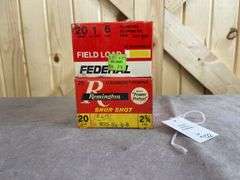2 Boxes Federal & Remington No. 6 & 8 20 Gauge