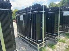 Powder Coated Steel Site Fence 8 X 6 Ft