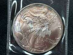 (2) 1995 $1 American Silver Eagle