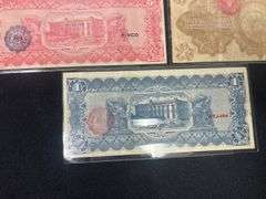 Mexican paper Currency