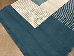 2 Decorative Rugs Blue & White