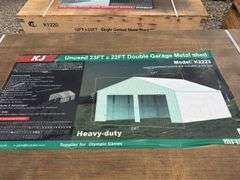 23 X 22FT Double Garage Metal Shed
