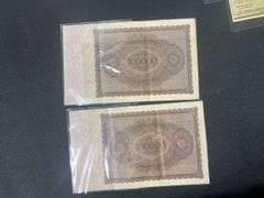 Lot of Early German Bank Notes