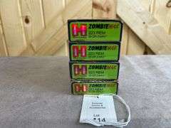 Rare! 4 Boxes Hornady ZombieMax 55-Gr. ZMax  .223 Rem