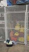 (9) Security Cages 7.5 ft tall x 4 ft wide x 4 ft deep sections