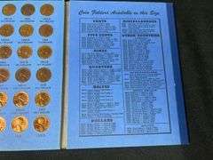 Lincoln Head Cents Collection in Blue Book