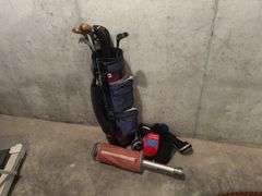 Golf Bag along with clubs and head covers