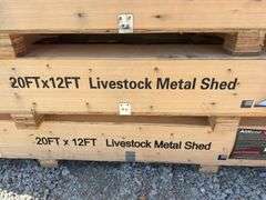 20 X 12FT Livestock Metal Shed