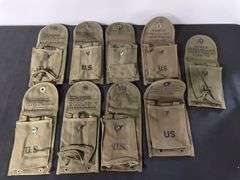 (9)-1950's dated US 30-Round Mag Pouches