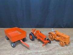 (3) 1/16 AC Tractors + Wagon