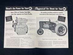 (3) Farmall M Tractor Sales Literature