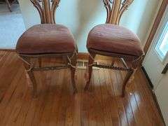 (2) Chairs - Carved