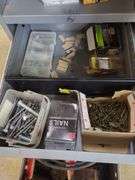 4 Ft Rolling Cabinet with Building Material Contents