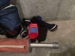 Golf Bag along with clubs and head covers