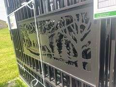 Metal Farm Driveway Gate 7 X 20 Ft 2 Pieces