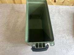 Two Empty Hard Plastic Range Boxes; 1 Plano