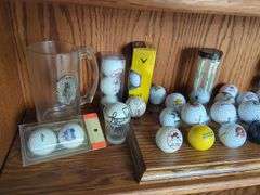 US Marines Lot - Rare Decanter/BELT buckles/Glassware/Golf Balls/ More