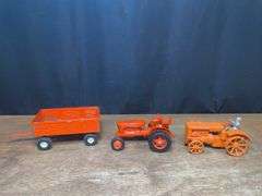 (3) 1/16 AC Tractors + Wagon