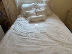 Bed and sheets