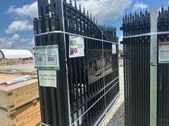 Metal Farm Driveway Gate 7 X 20 Ft 2 Pieces